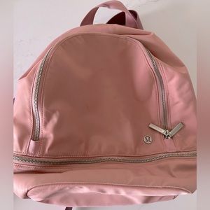 Lululemon, city adventure, backpack, mini pink 11ml- used with love